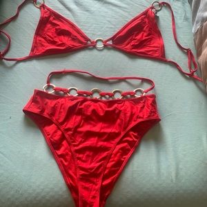 Red String Bikini (Never Worn)